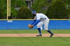 Baseball vs CGA  Wheaton College Baseball vs Coast Guard Academy during game one of the NEWMAC semi-finals playoffs. - (Photo by Keith Nordstrom) : Wheaton, baseball, NEWMAC